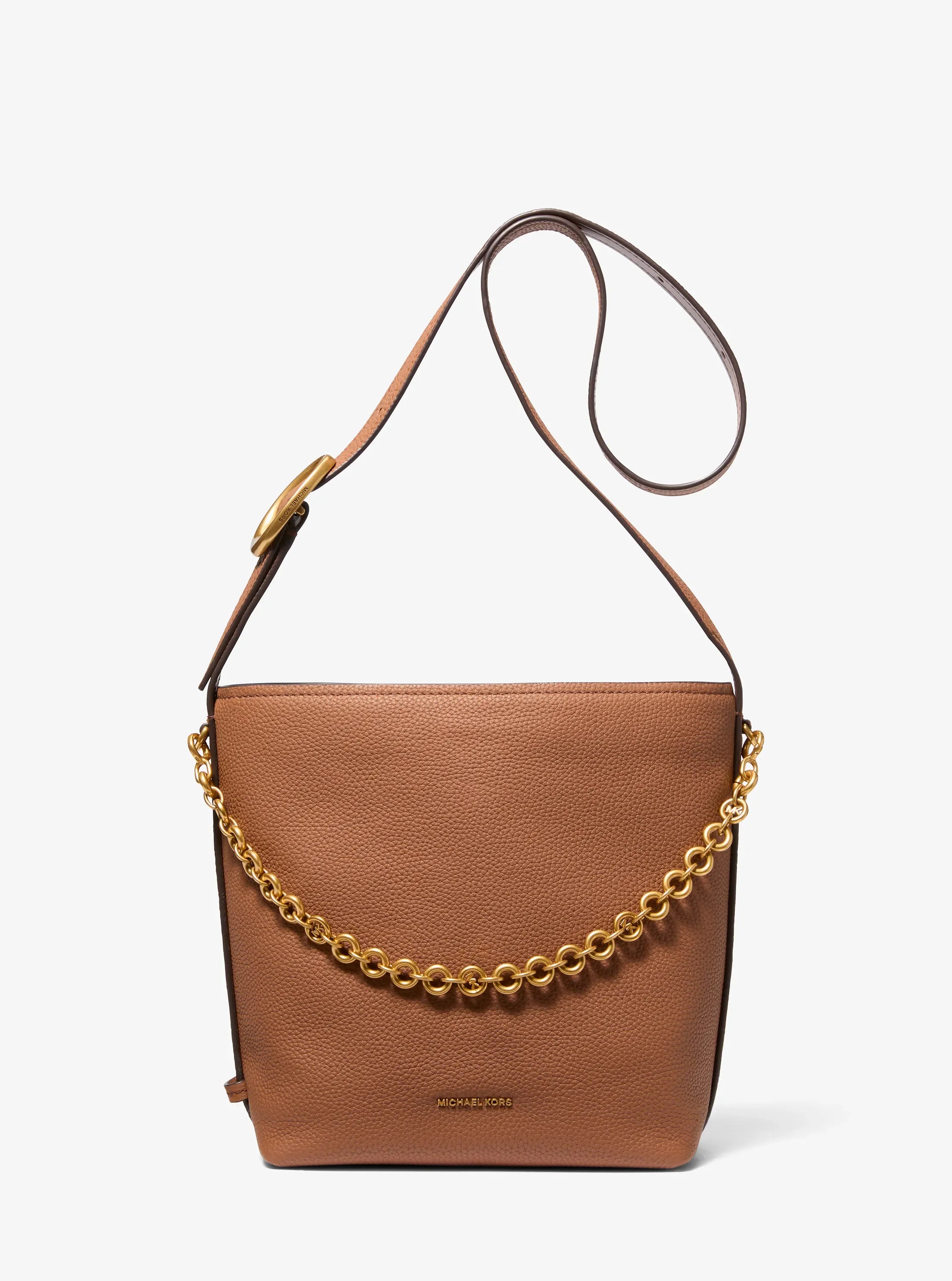 Michael Kors Nolita Small Pebbled Leather Bucket Tote Bag